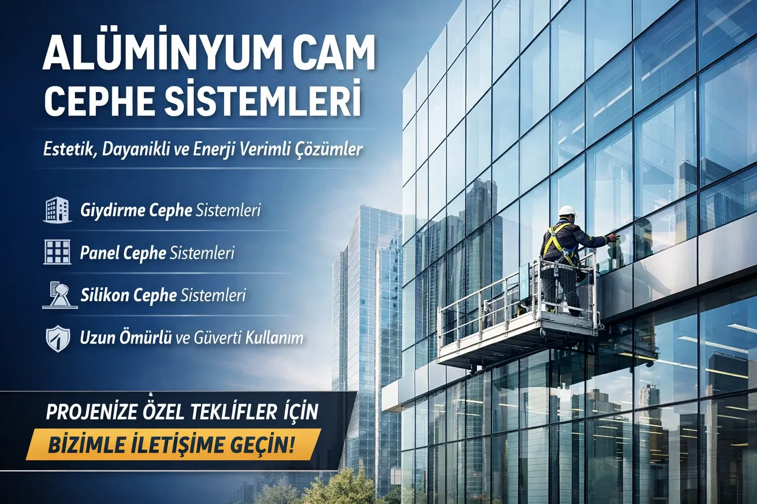 ALÜMİNYUM CEPHE SİSTEMLERİ