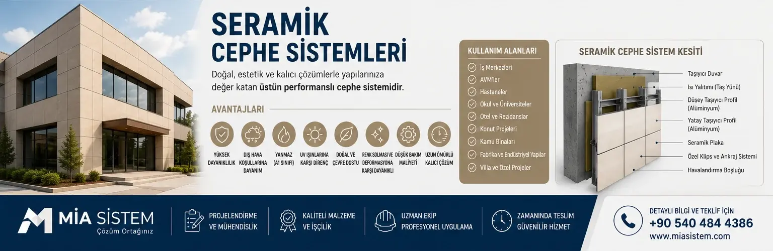 SERAMİK CEPHE SİSTEMLERİ